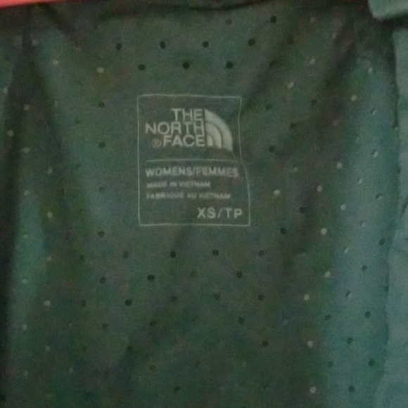 North Face jacket XS turquoise EUC - Picture 3 of 9
